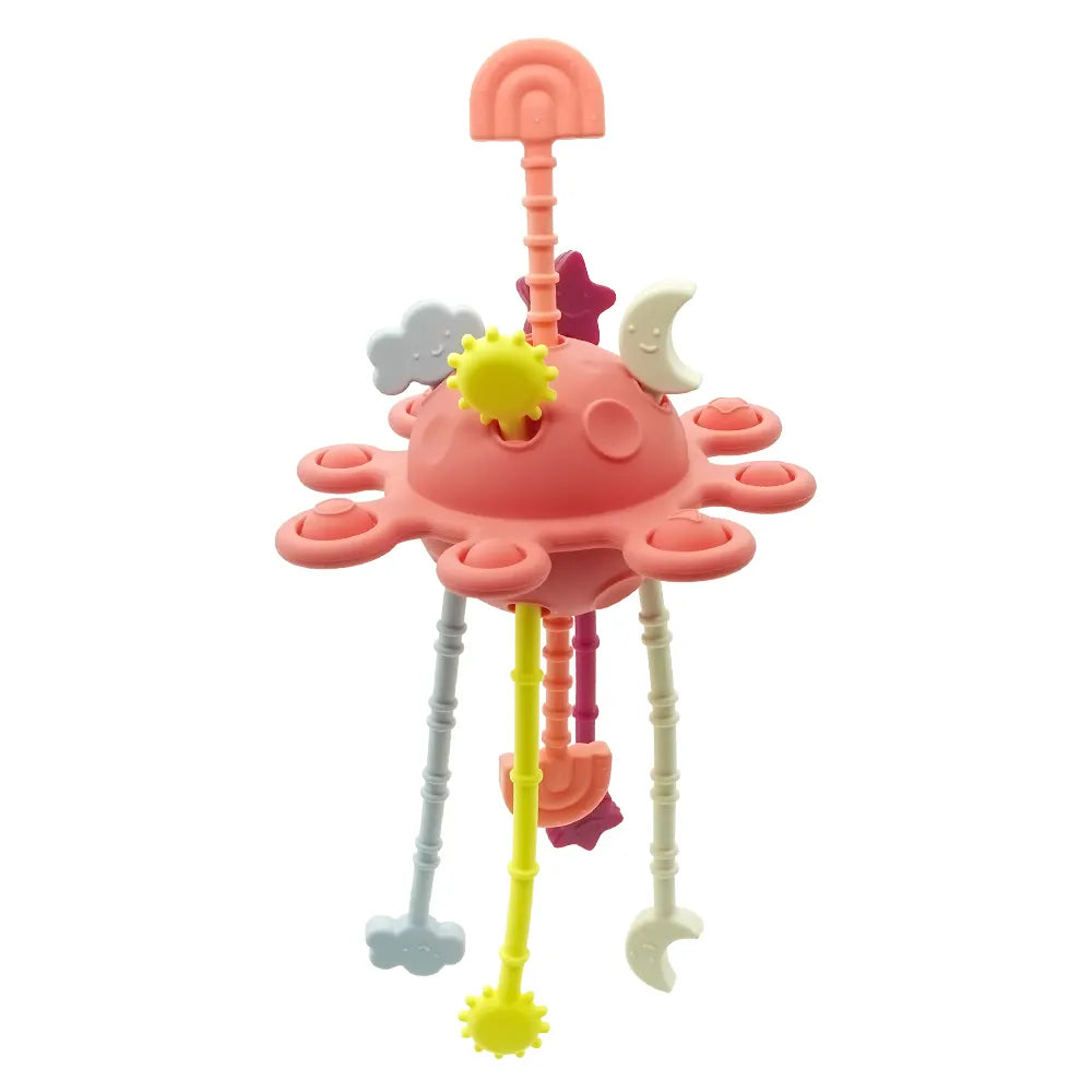 Silicone Pull String Interactive Toy: Endless fun, no strings attached!  #InteractivePlay