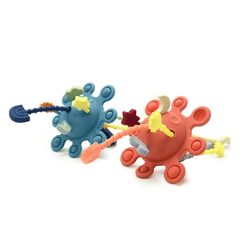 Silicone Pull String Interactive Toy: Endless fun, no strings attached!  #InteractivePlay